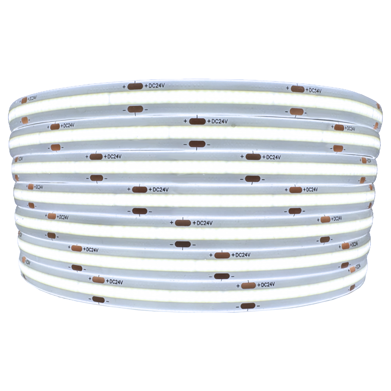 Cool White LED Strip Light - 24 Volt - High Output FCOB - Outdoor Use (IP65) - 16.4 Feet Questions & Answers