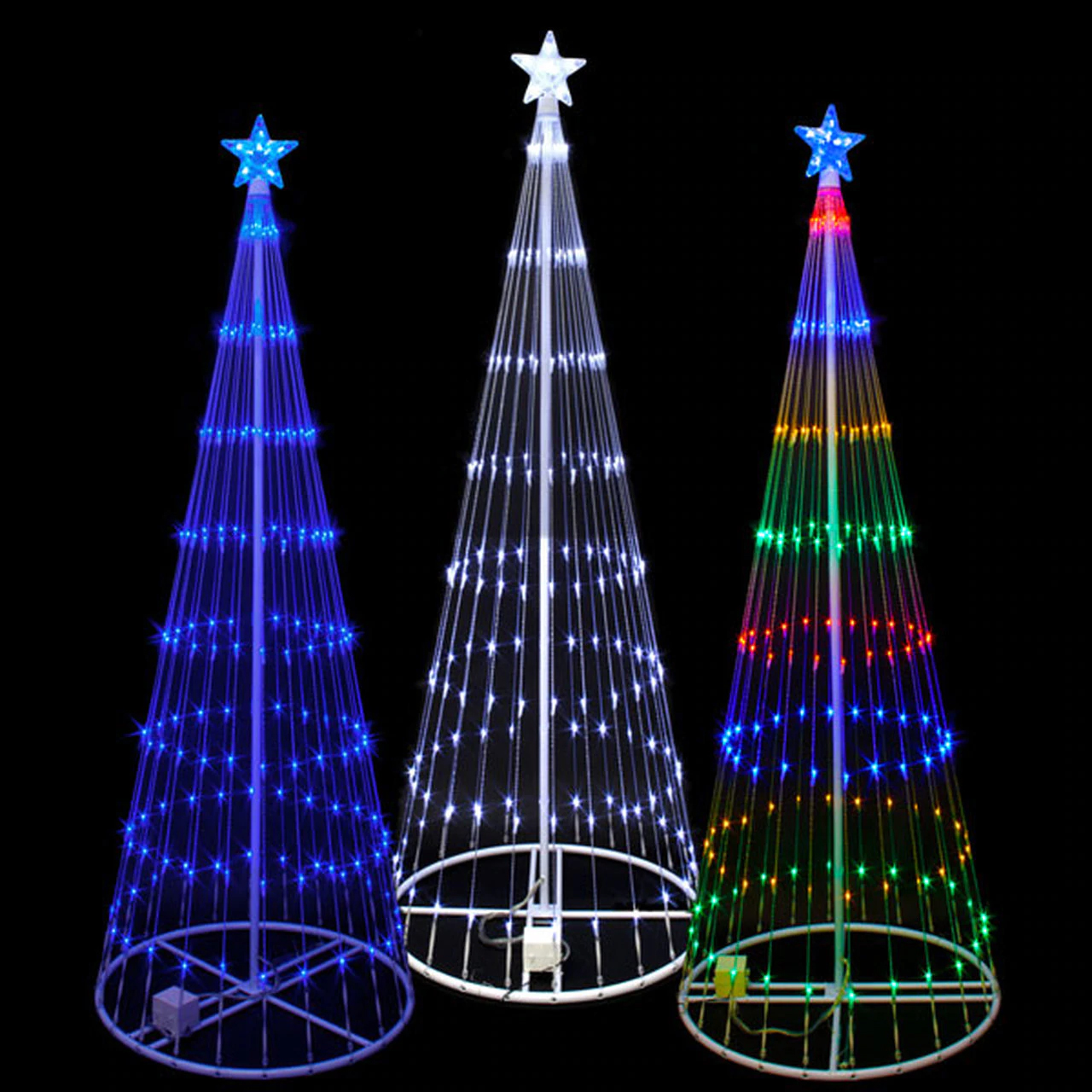 12 Foot LED Showmotion 3D Christmas Tree Questions & Answers