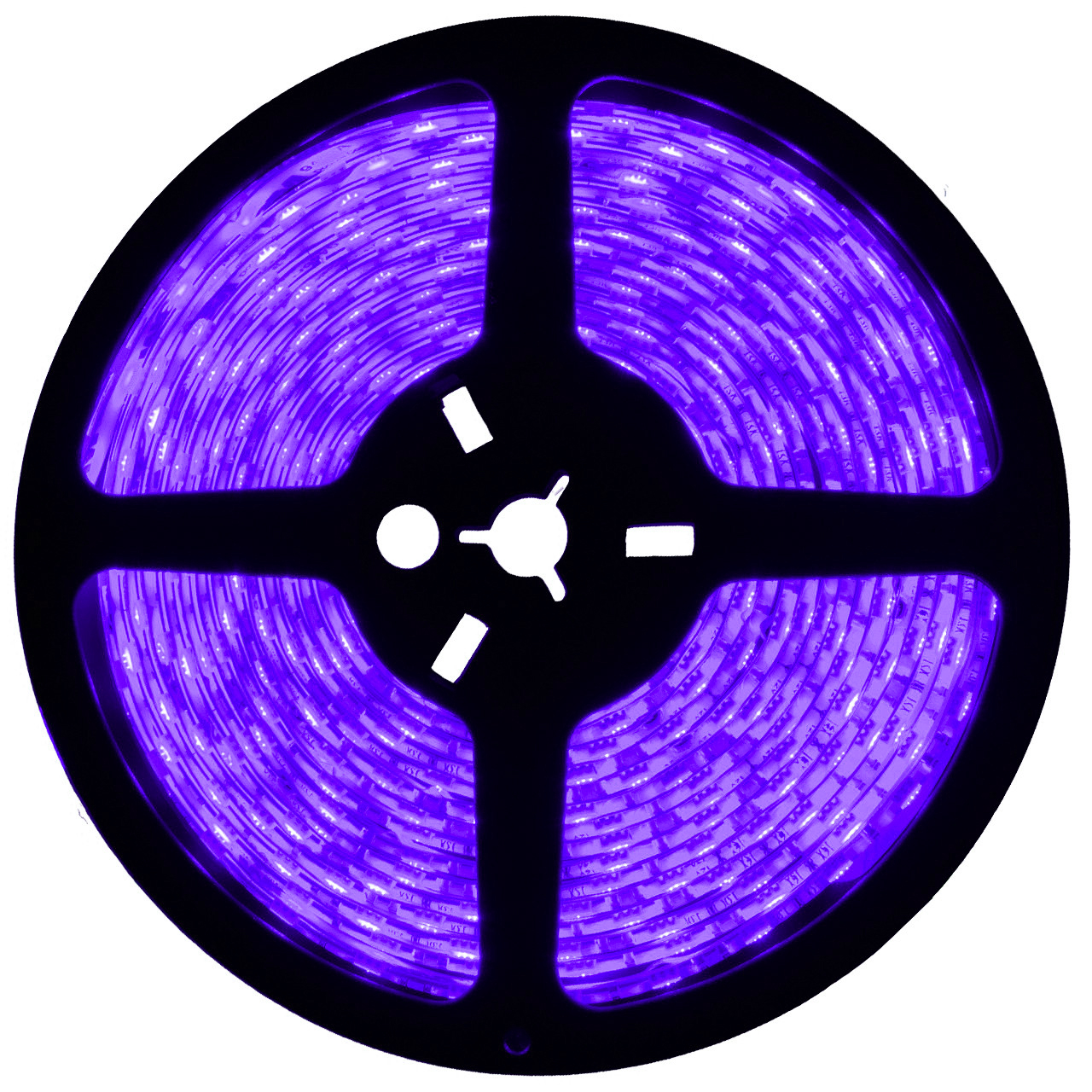 Ultra Violet Black Light UV LED Strip Light - High Output (SMD 3528) - Indoor Use (IP22) - 12 Volt - 16.4 Feet Questions & Answers