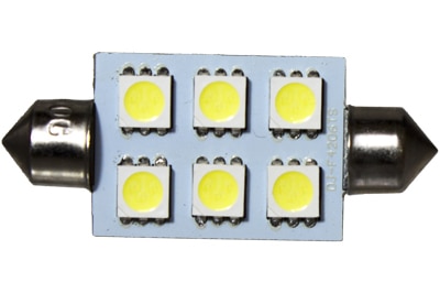 6 LED 12 Volt 42mm Festoon Bulb (120deg) Questions & Answers