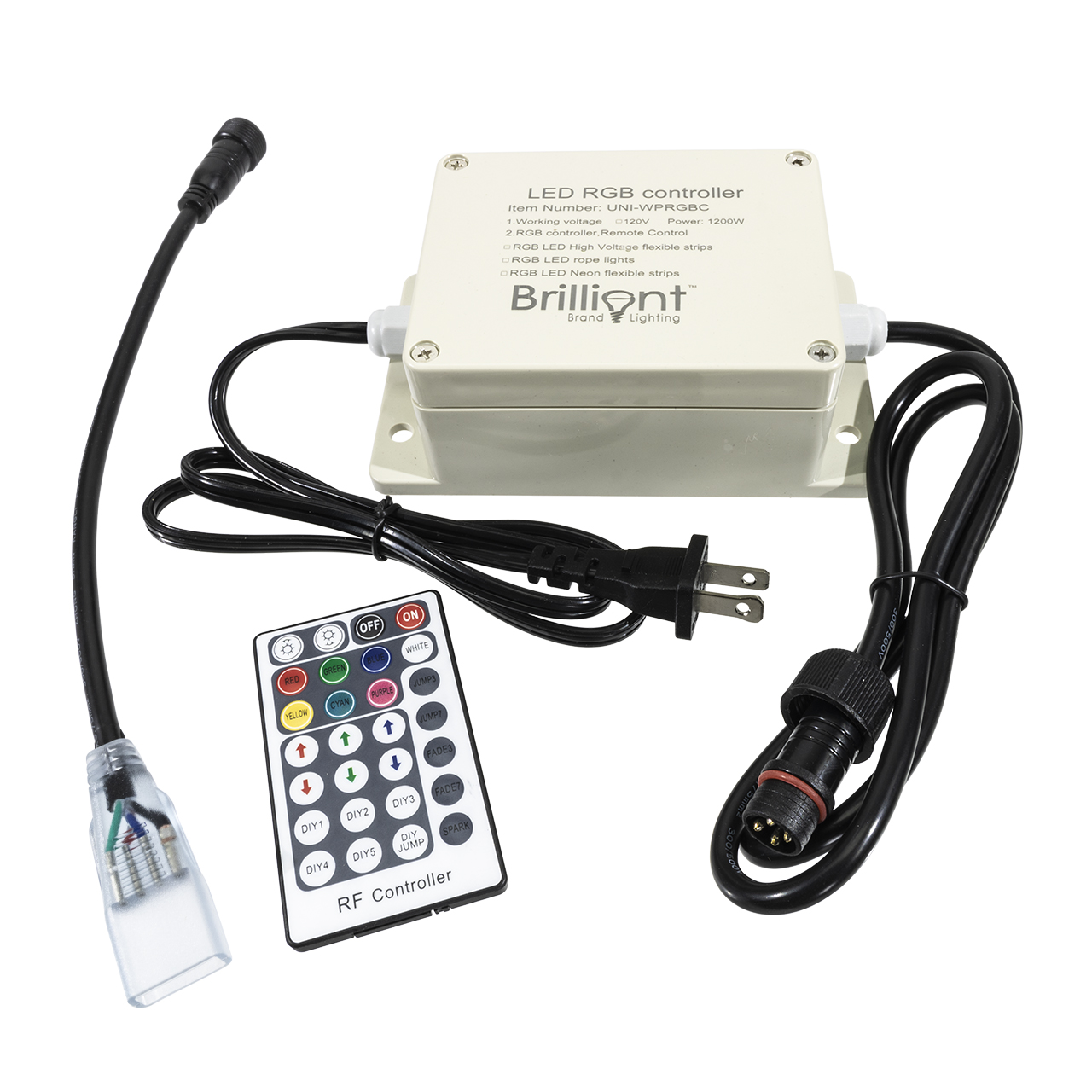 Can one remote control 2 controllers. My installation will be 186' overall