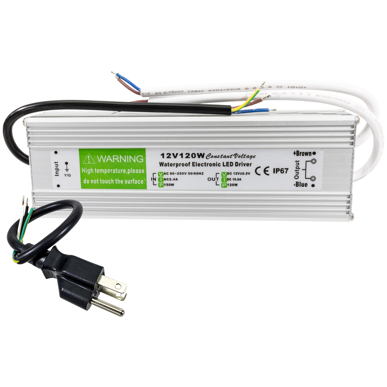 This is a 10A power supply, but has (2) output cords.  Can I wire 10A load to a single output, or are they 5A ea?