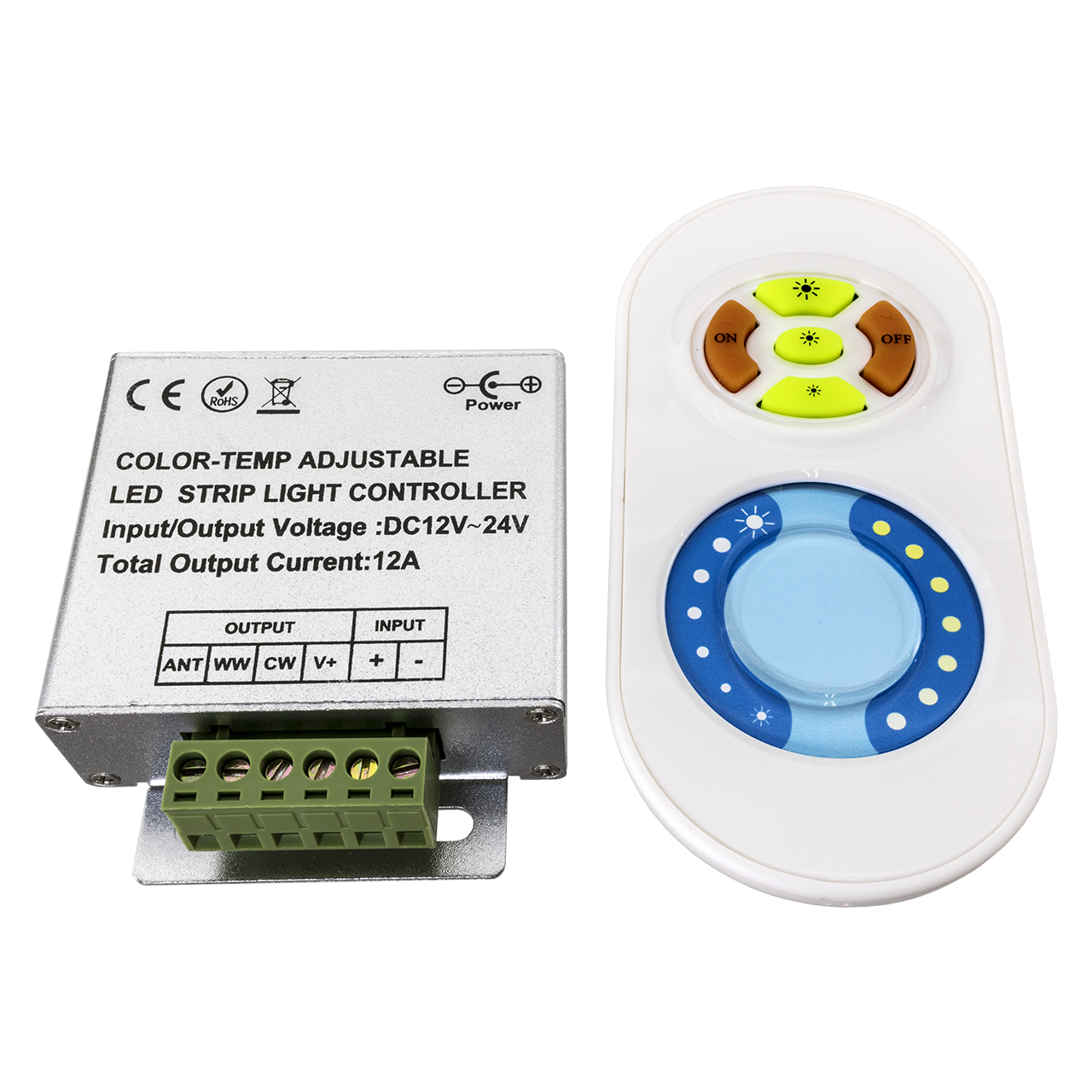 Variable/Tunable White LED FCOB Strip Light Controller - 24 Volt Questions & Answers