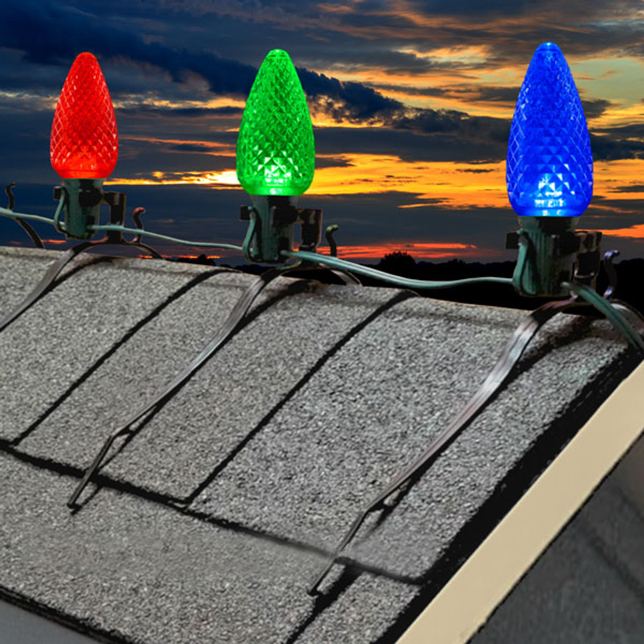 Easy Rooftop Ridge Line Mounting Clips For Christmas Lights C6, C7, C9, Rope Lights & More - 25 Pack Questions & Answers