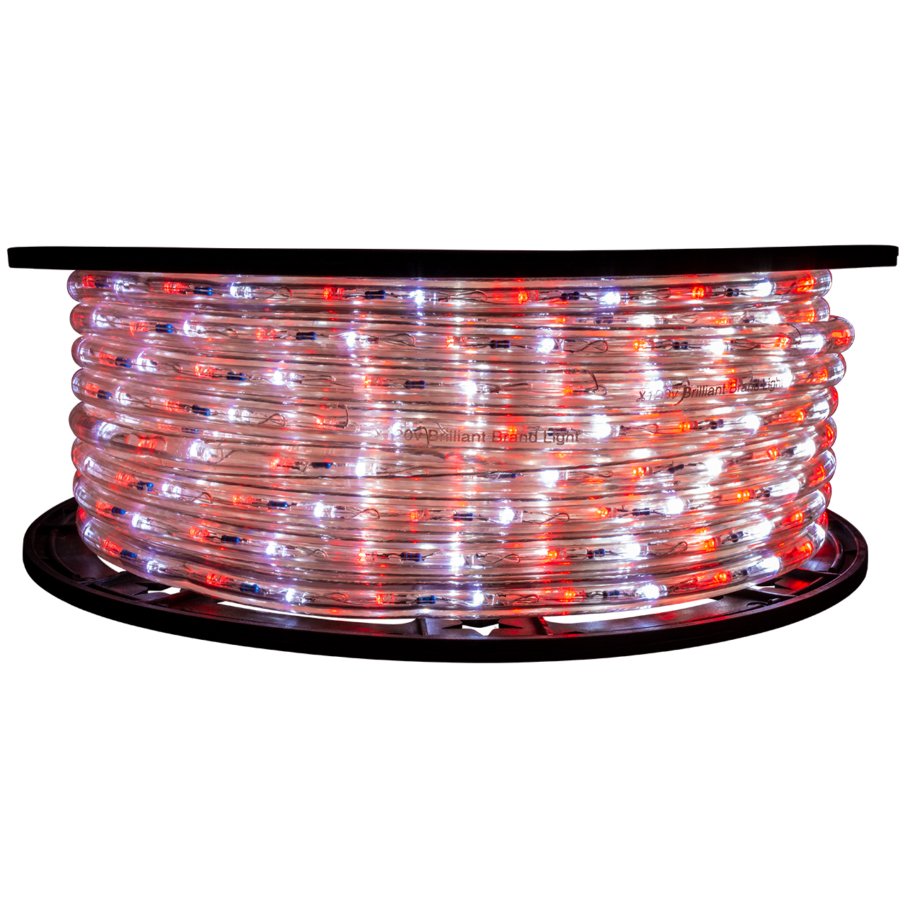 2 Color Candy Cane Red & Cool White LED Christmas Rope Light - 120 Volt - 148 Feet Questions & Answers