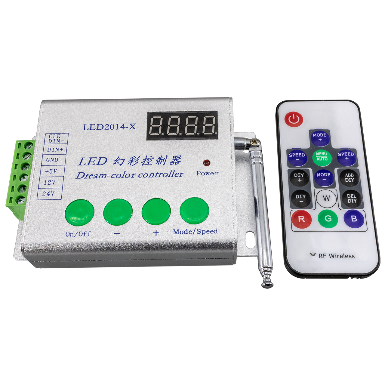 LED-X Controller for Dream Color RGB Color Changing Chasing SMD LED Neon Rope Lights - 24 Volt Questions & Answers